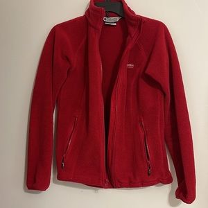 Columbia titanium interchange red jacket size small